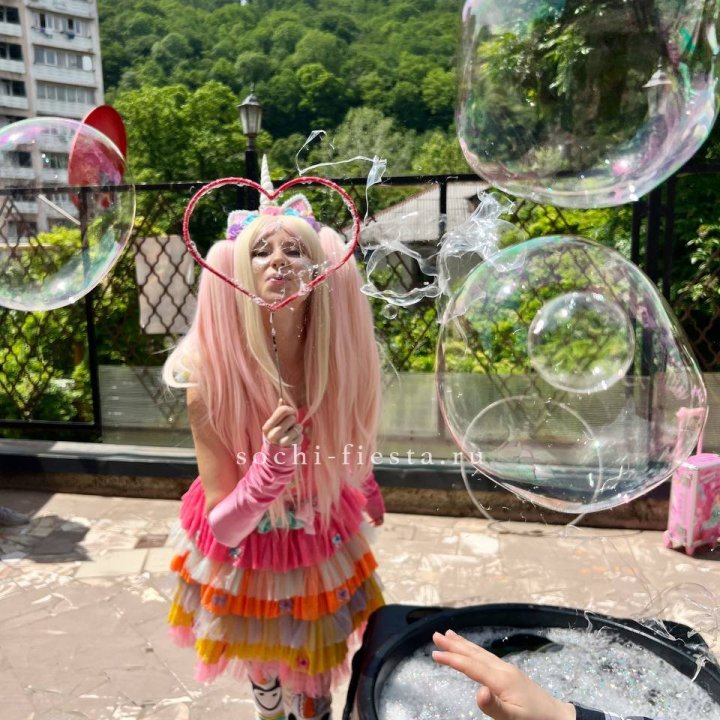 Шоу мыльных пузырей в Энгельсе