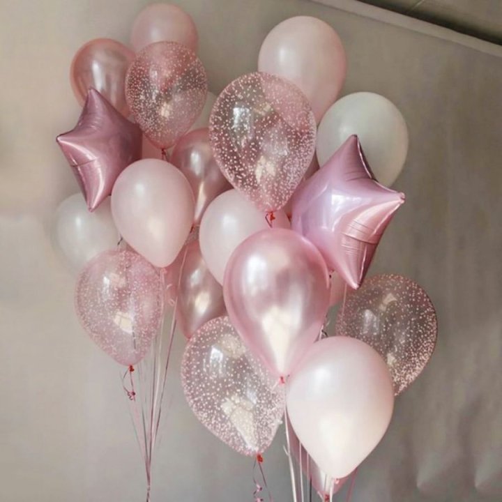 Фонтаны шаров "Розовый" в Энгельсе