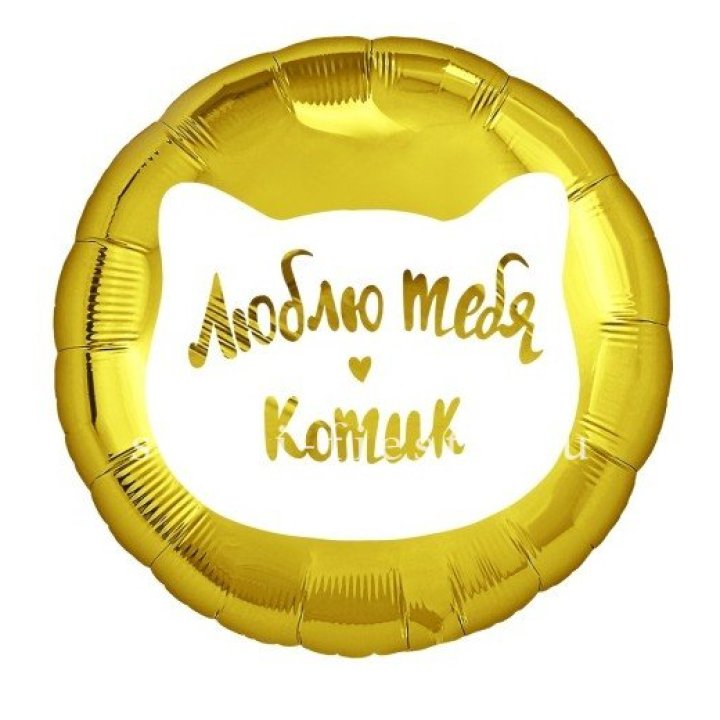 Фольгированный шар "Люблю тебя, Котик" в Энгельсе