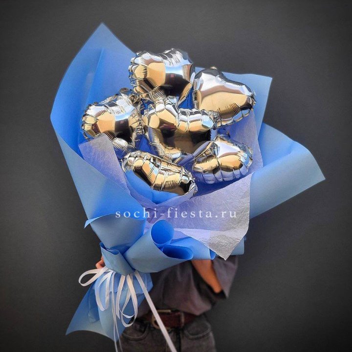 Букет из шаров сердец  №2 в Энгельсе