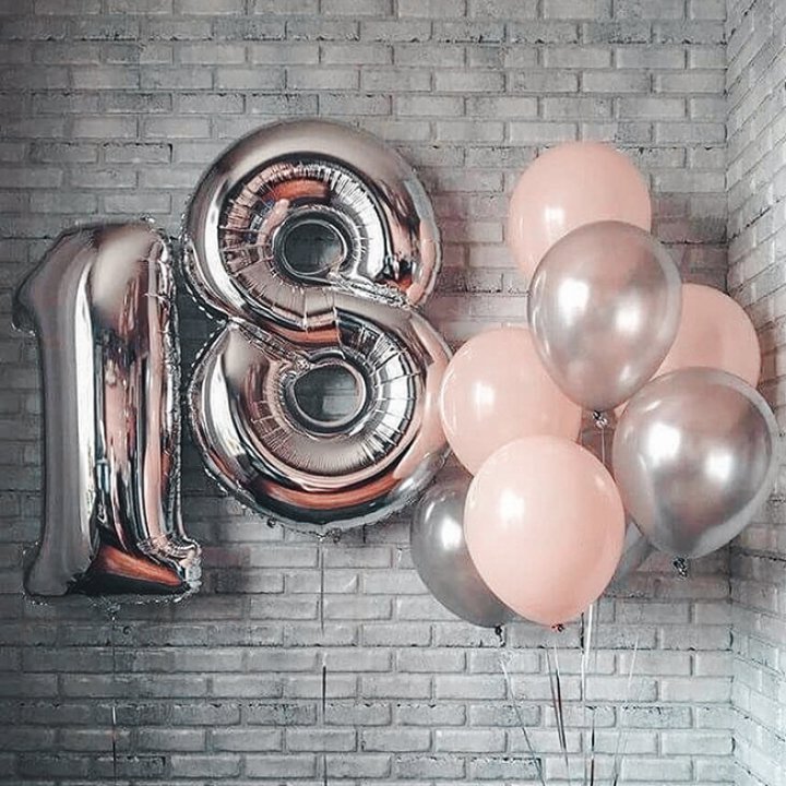 Фольгированный шар Серебряная Цифра в Энгельсе