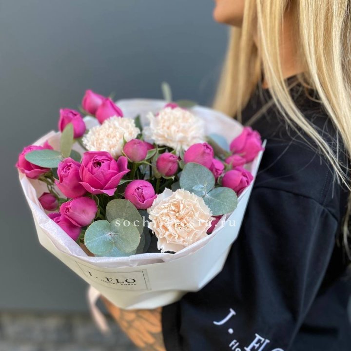 Букет с мисти бабблс №2 в Энгельсе