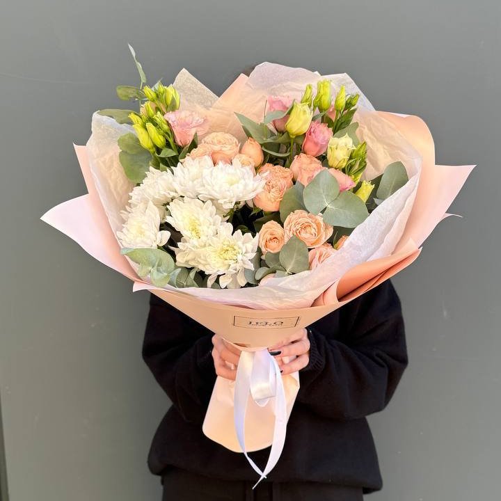 Букет "Персиковая нежность" в Энгельсе