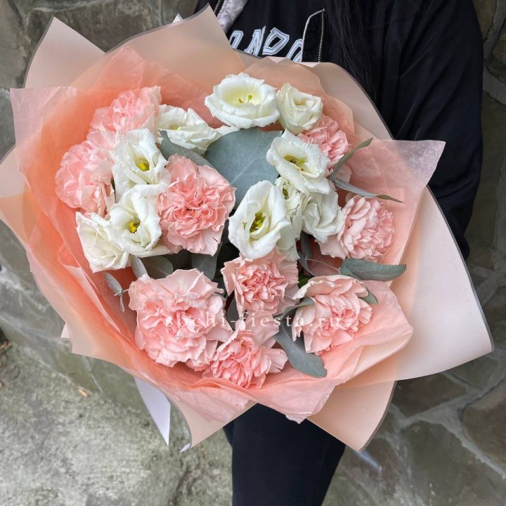  Букет диантусов "Пич" в Энгельсе