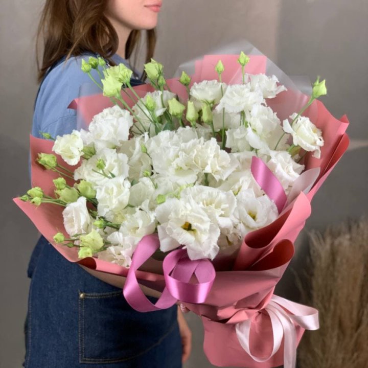 Букет эустом "Пудра" в Энгельсе