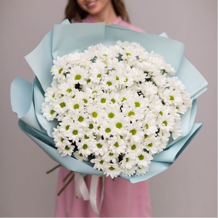  Букет хризантем "Бон-бон" в Энгельсе