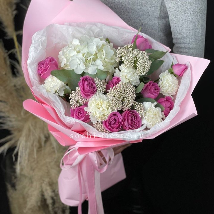 Букет с мисти бабблс №1 в Энгельсе