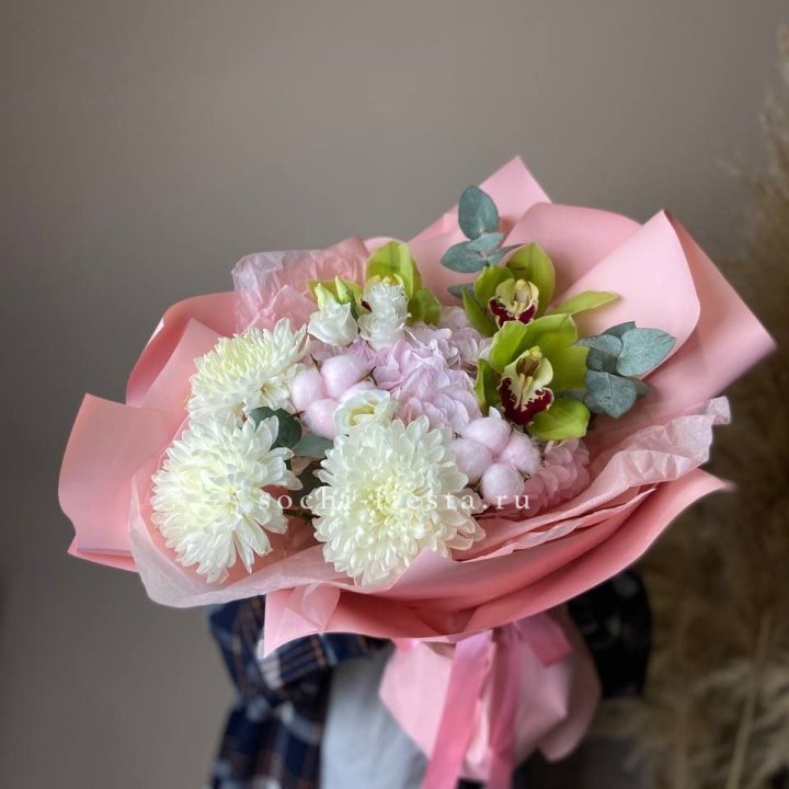  Букет с орхидеями "Вита" в Энгельсе