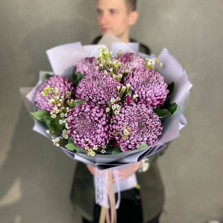 Букет хризантем "Палермо" в Энгельсе