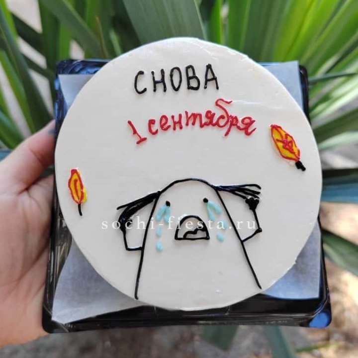 Бенто-торт "Не опять, а снова..." в Энгельсе