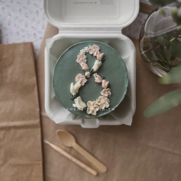 Бенто-торт "8 марта" green  в Энгельсе