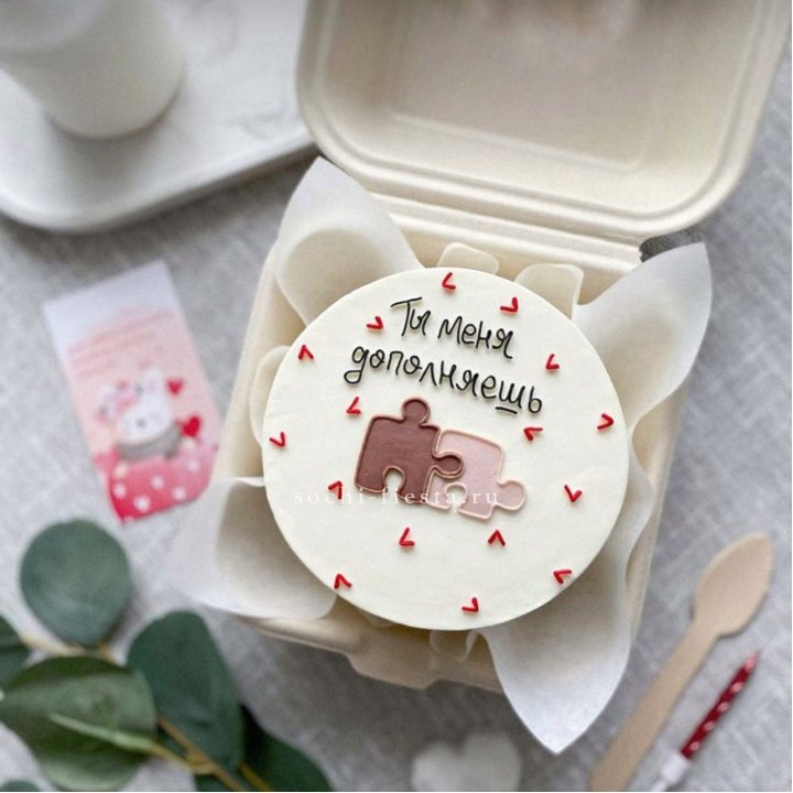 Бенто-торт "ТЫ меня дополняешь"  в Энгельсе