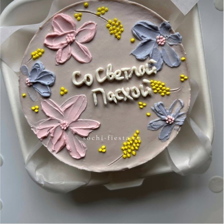 Бенто-торт "Светлой Пасхи" 3 в Энгельсе