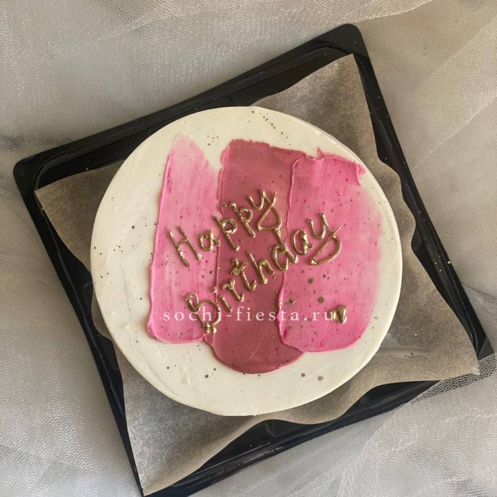 Бенто-торт "С днём рождения" пастель в Энгельсе