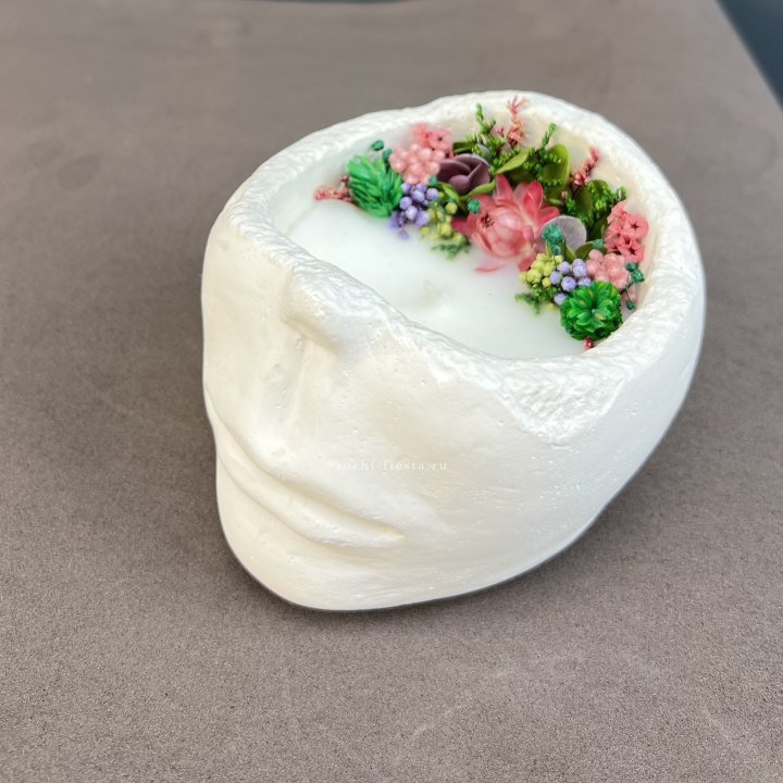 Свеча ароматическая в гипсе  в Энгельсе