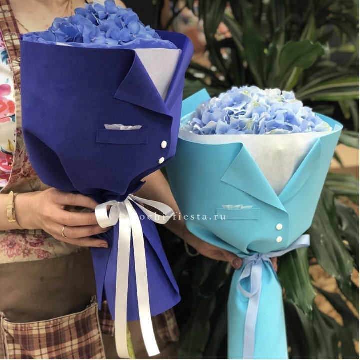 Букет с гортензией с пиджаком в Энгельсе