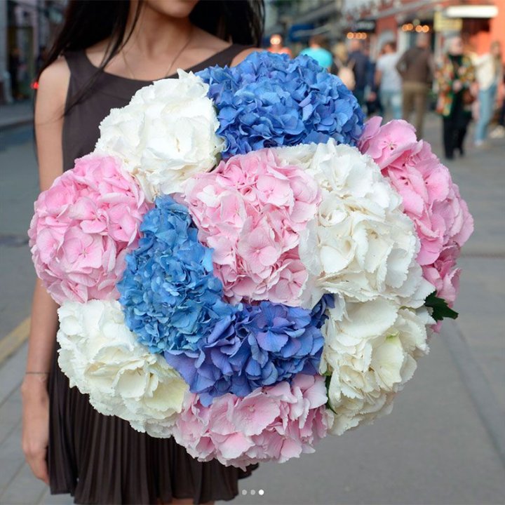 Букет гортензий "Инь-Янь" в Энгельсе