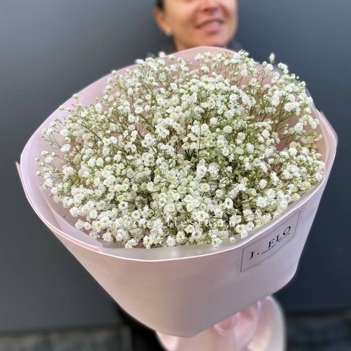 11 белых гипсофил в фоамиране в Энгельсе