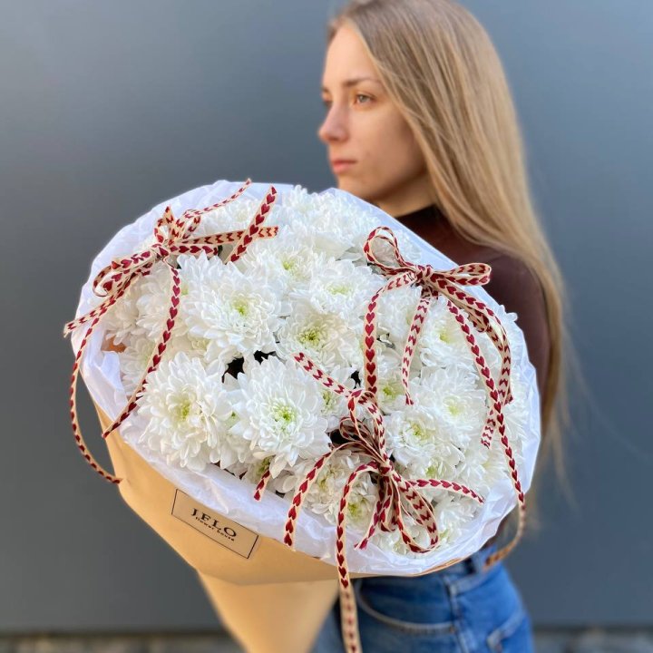 Букет "Хризантемы с любовью" в Энгельсе