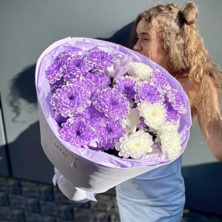  Букет хризантем "Сирена" в Энгельсе