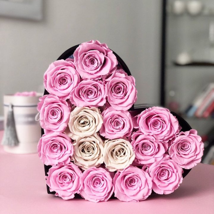 Сердце из роз в Энгельсе