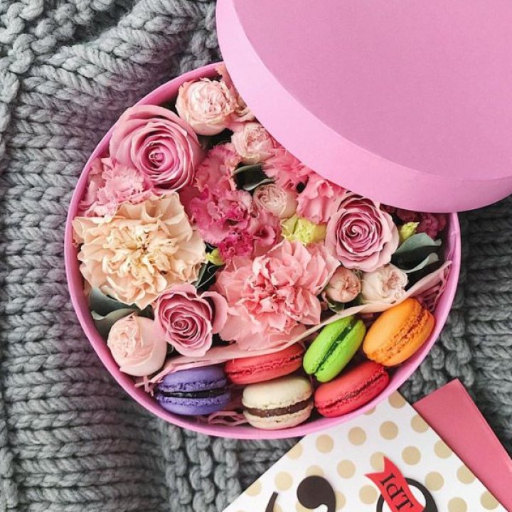 Цветочный бокс пинк в Энгельсе