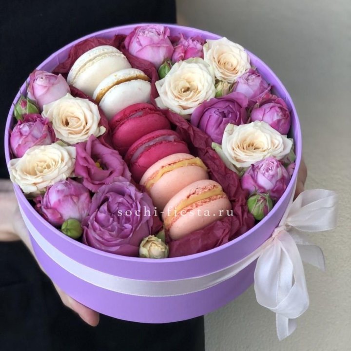 Цветочный бокс "Лаванди" в Энгельсе