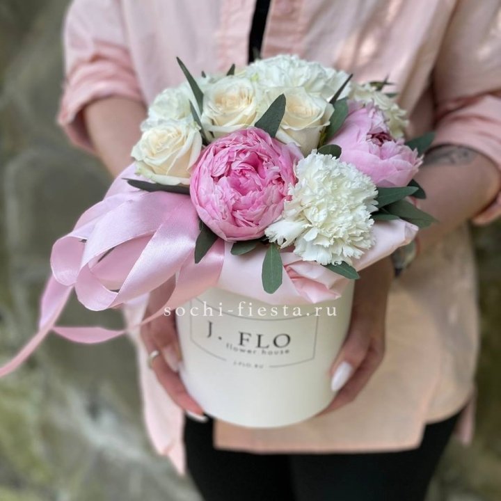 Цветочный бокс мини №2 в Энгельсе