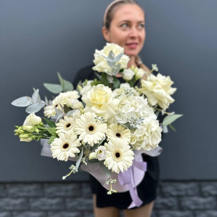 Цветочный бокс "Лавандовый сон" в Энгельсе