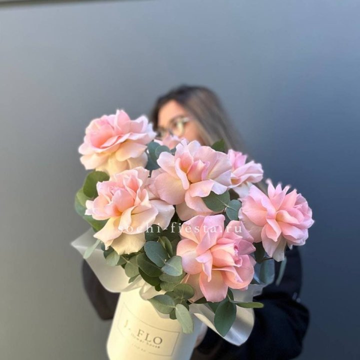 Французские роз в боксе в Энгельсе