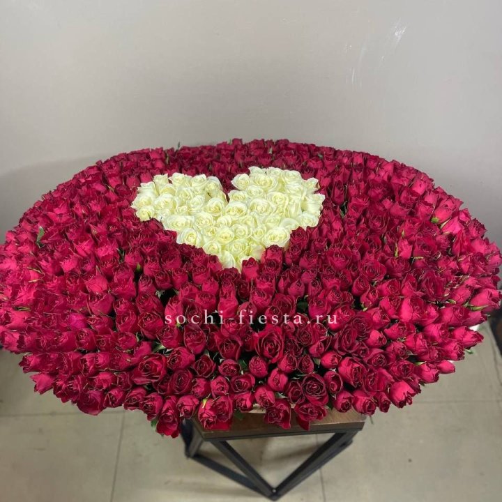 501 роза в корзине в Энгельсе