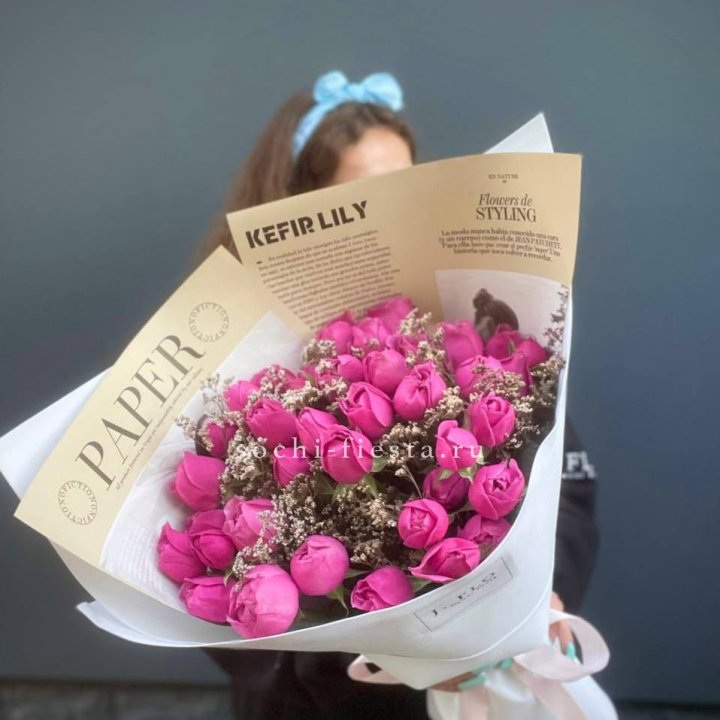 Пионовидные розы баблс №3 в Энгельсе