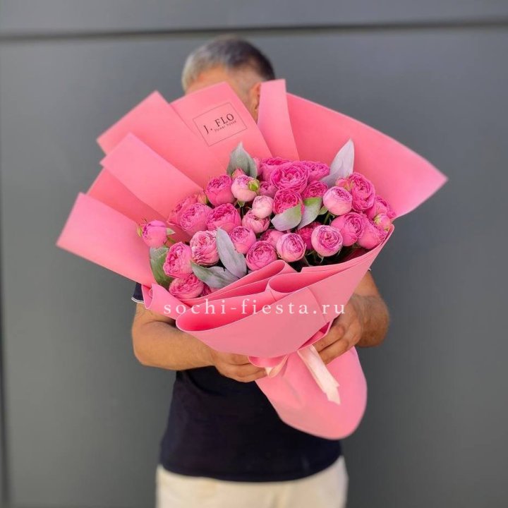 Пионовидные розы баблс №2 в Энгельсе