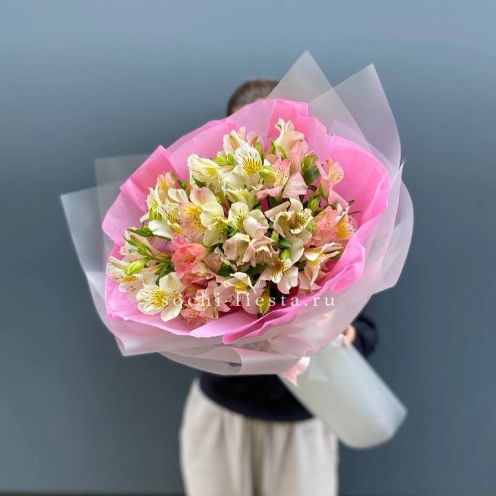 букет альстромерий "Черри" в Энгельсе