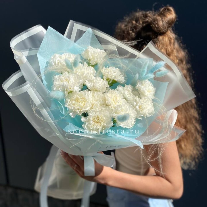 Воздушный букет из диантусов  в Энгельсе