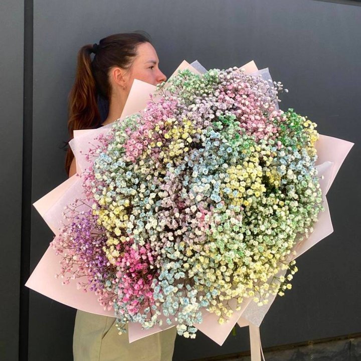 Пышный букет из гипсофил  в Энгельсе