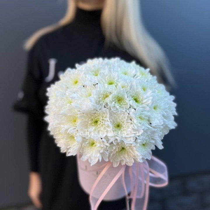 Коробка с хризантемами №1 в Энгельсе