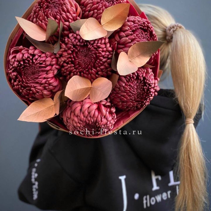 Хризантемы "Голд шоколад" в Энгельсе