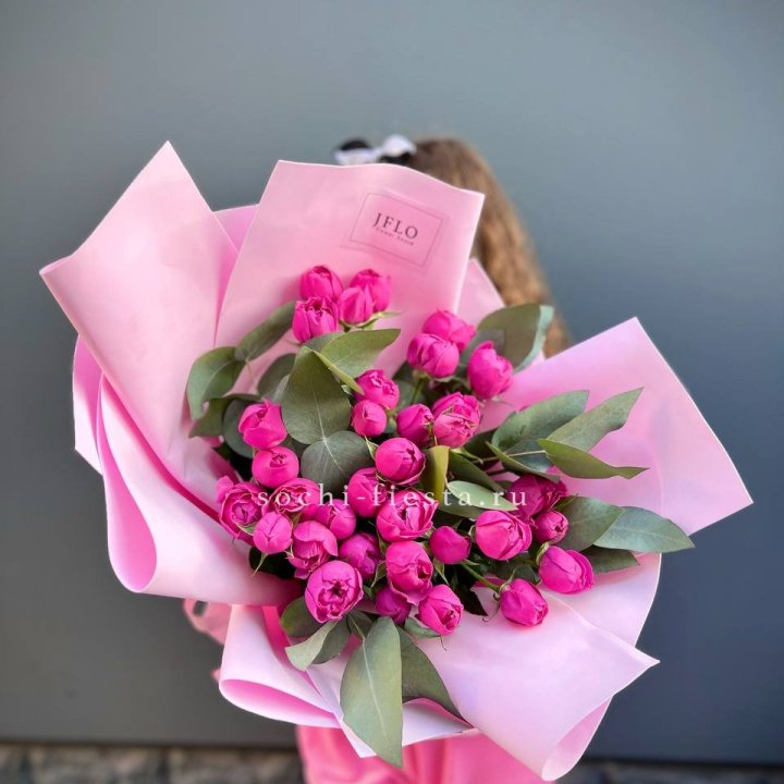 Пионовидные розы баблс в Энгельсе