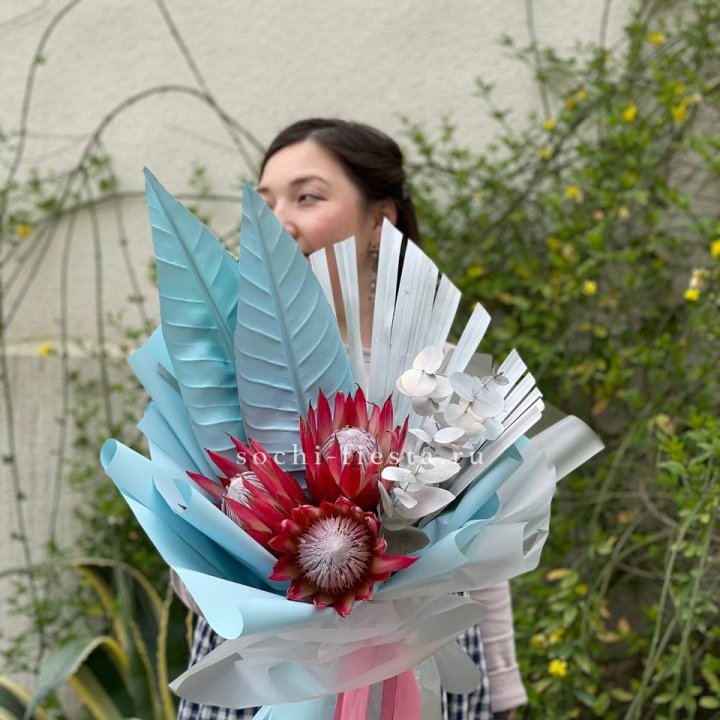 Букет из протеи "Клеопатра-2" в Энгельсе