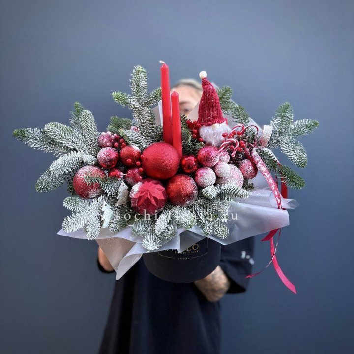 Композиция "Мери крисмас ред" в Энгельсе