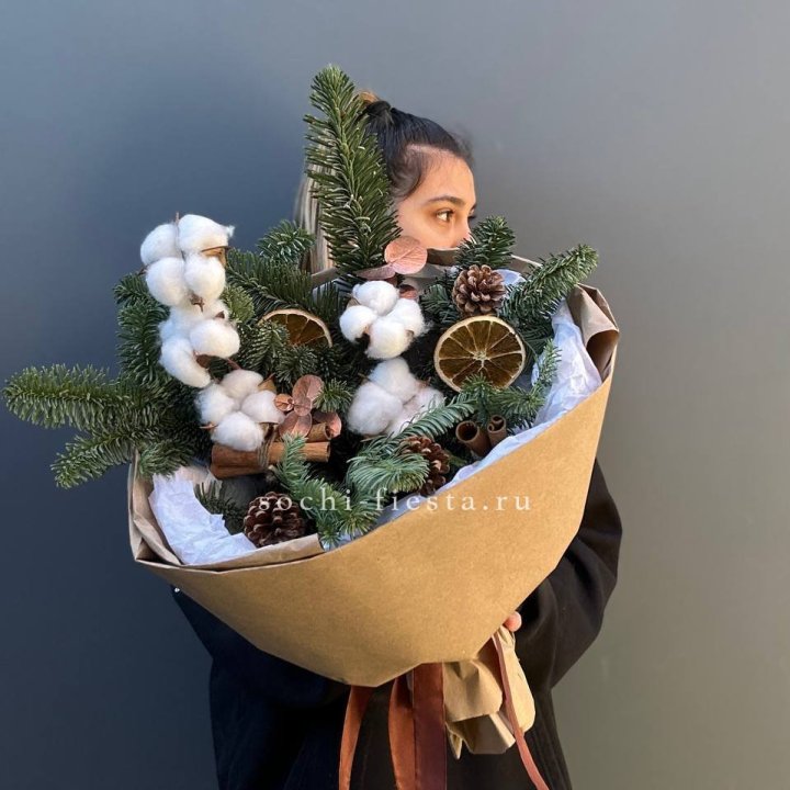 Зимний букет с нобилисом в Энгельсе