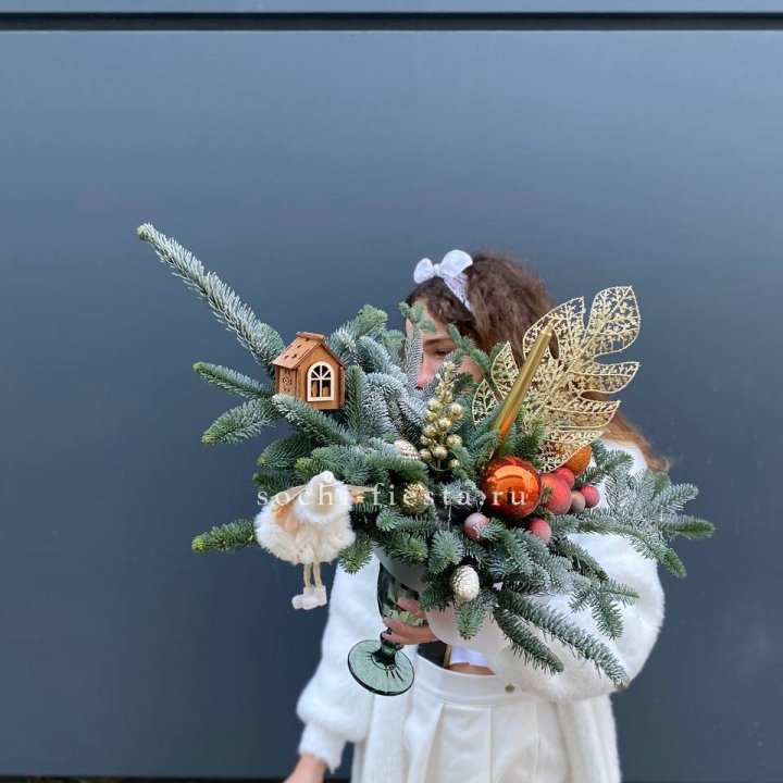 Композиция в бокале огненная  в Энгельсе