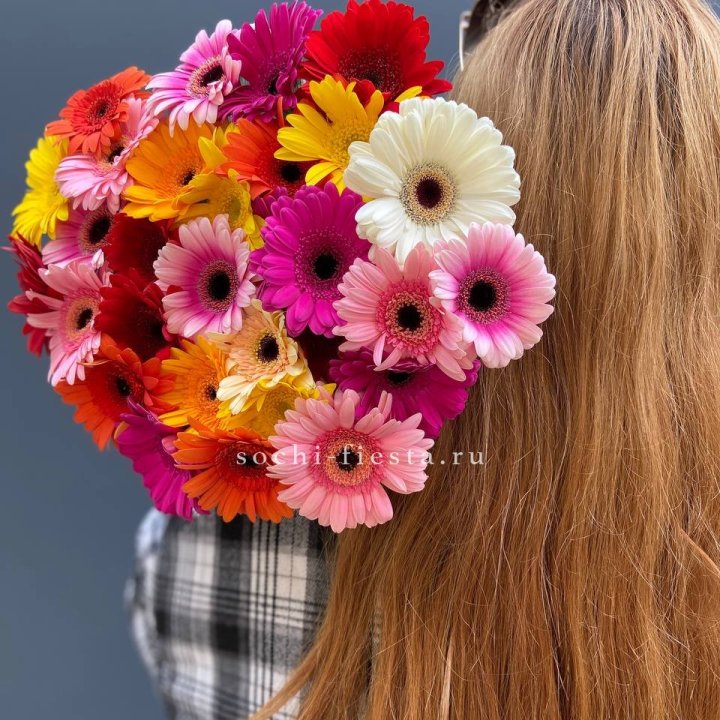 Охапка гербер  в Энгельсе