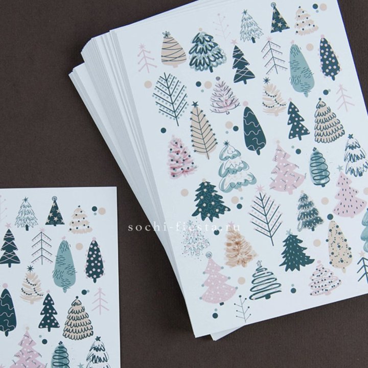 Открытка к букету "Елки" в Энгельсе