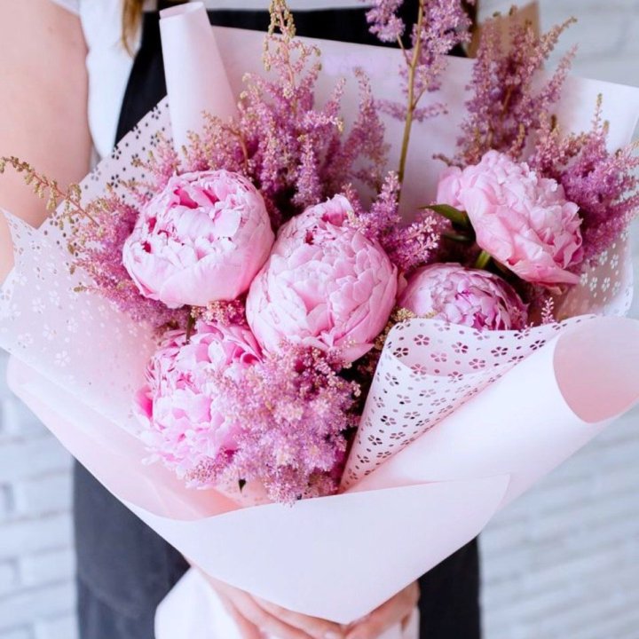 Букет пионов "Мелиса" в Энгельсе