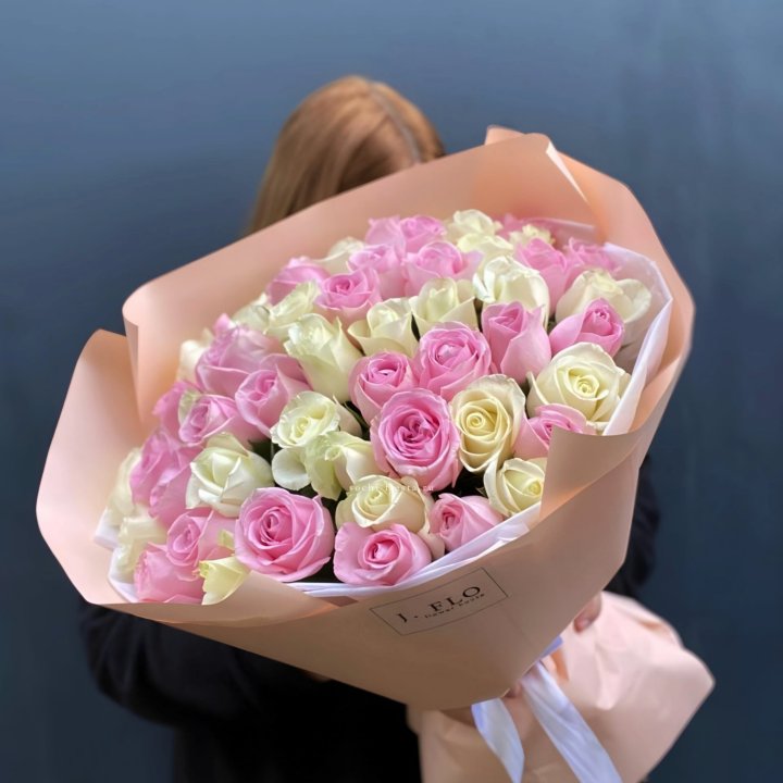 55 роз микс нежности в Энгельсе