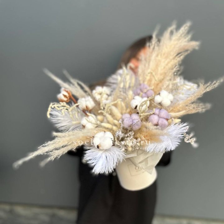 Авторский бокс с сухоцветами №3 в Энгельсе