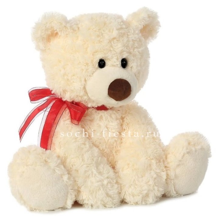 Белый плюшевый мишка  в Энгельсе