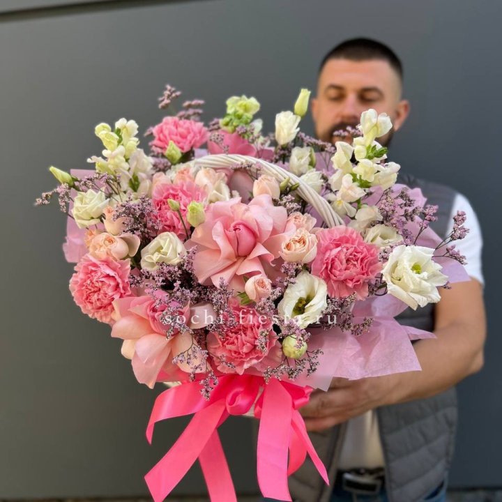 Цветочная корзина №1 в Энгельсе